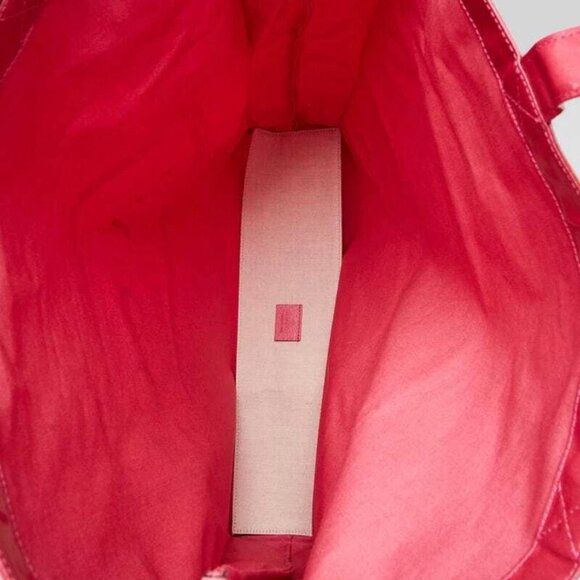 Gucci Pink/Orange Coated Canvas Montecarlo Tote Bag - Picture 8 of 11